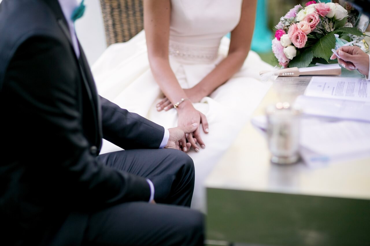 Uma cerimónia civil também pode ser um casamento de sonho